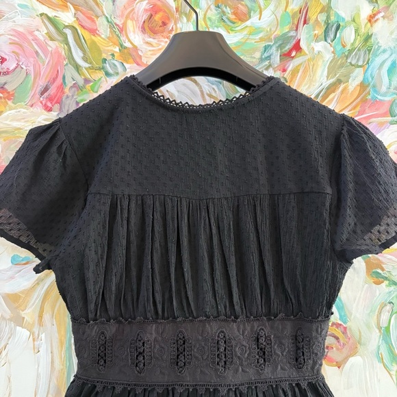 Altar’d State Black Boho Mini Dress Size S - Picture 8 of 11